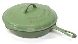 Griswold #9 cast iron skillet & lid