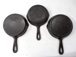 (3) Cast iron skillets