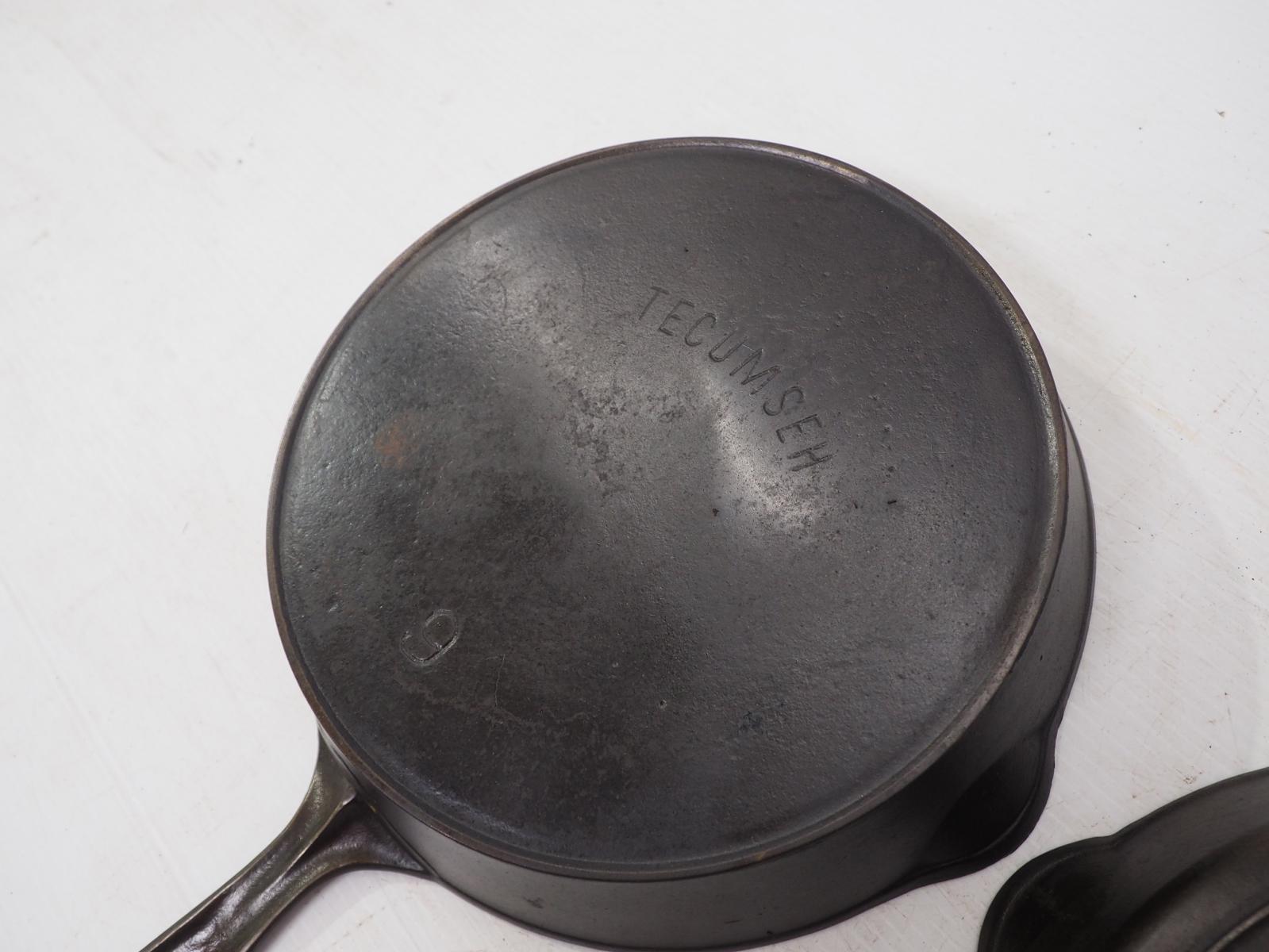 (2) Cast iron skillets