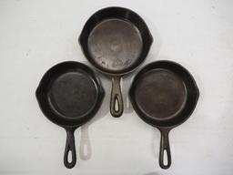 (3) Cast iron skillets