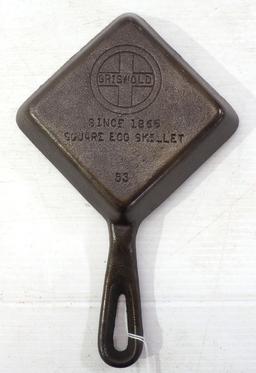 Griswold  No.53 Square Egg Skillet