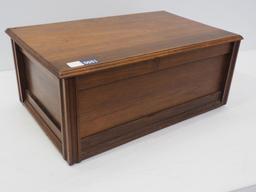 2-drawer wooden spool cabinet