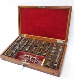 Opthamologist eye glass sample case