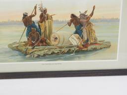 Chromolithograph Anheuser Busch print