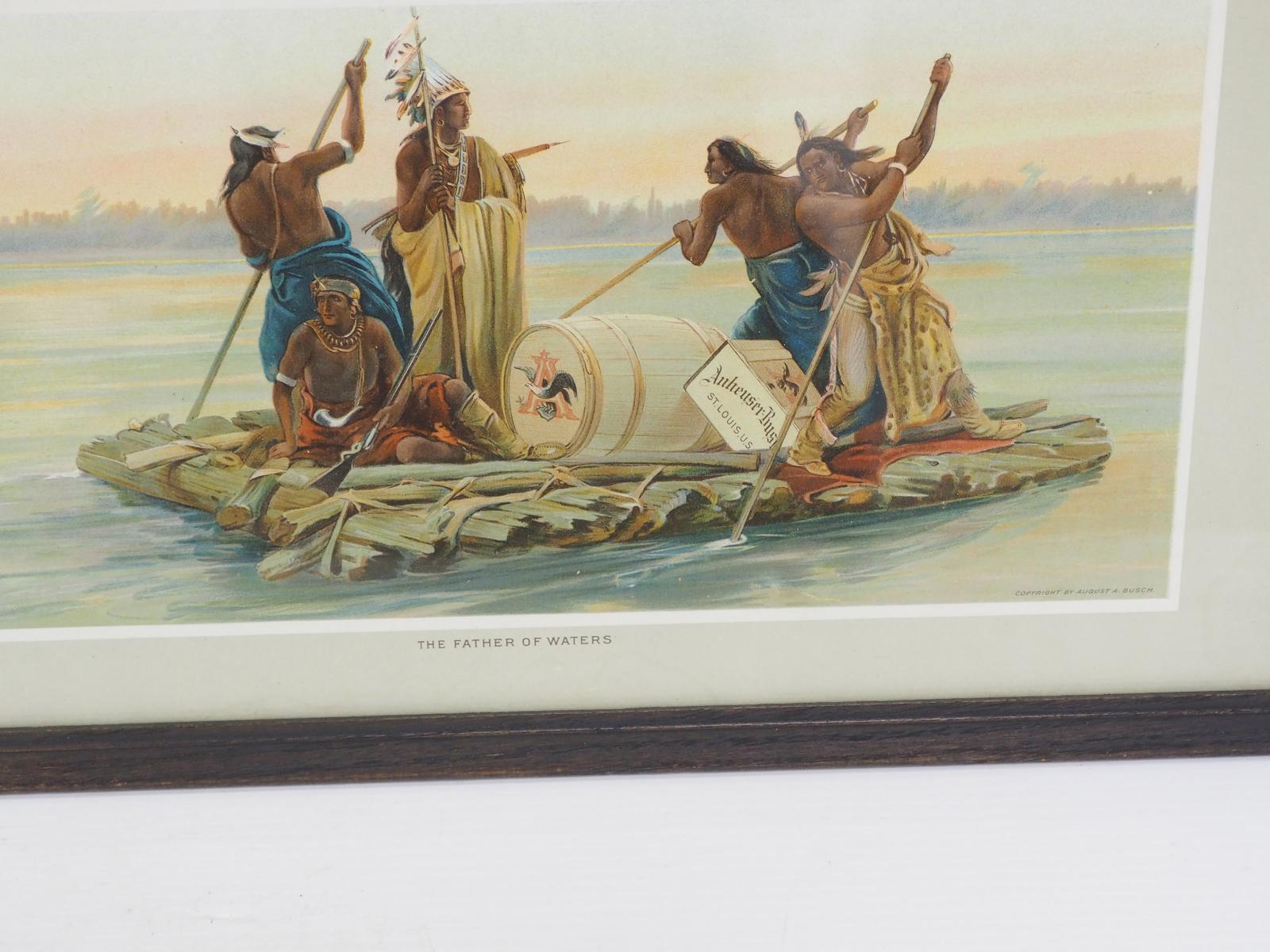 Chromolithograph Anheuser Busch print