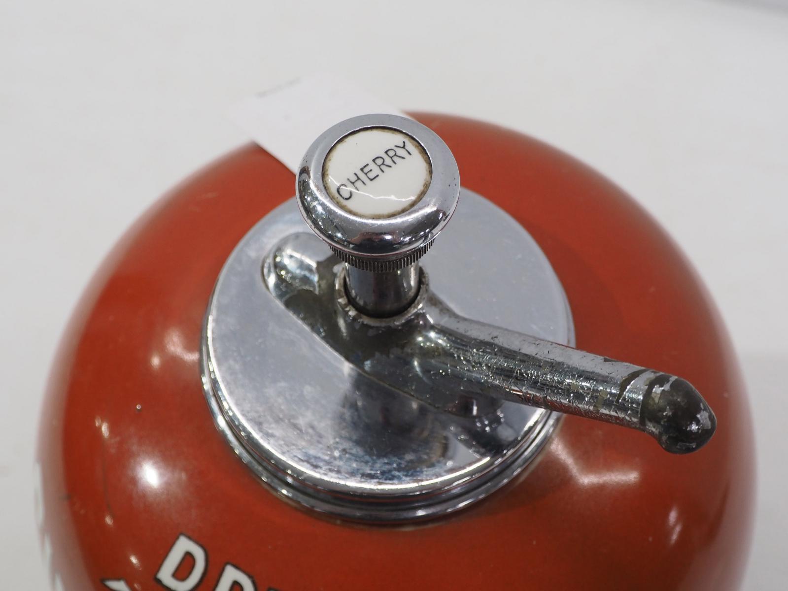 Howels Cherry Julep syrup dispenser