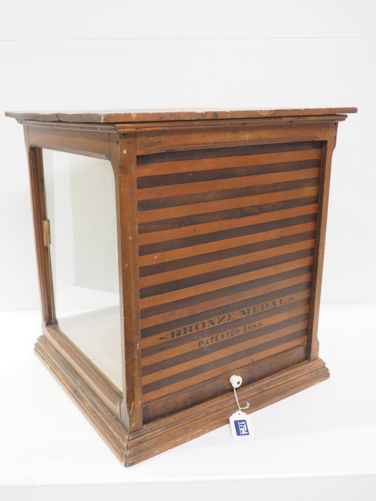 E.T. Barnum cheese display case