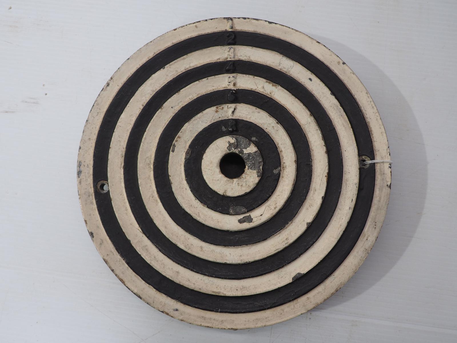 Cast iron target