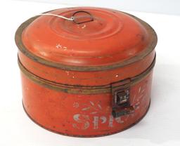 1880's Japanned spice tin