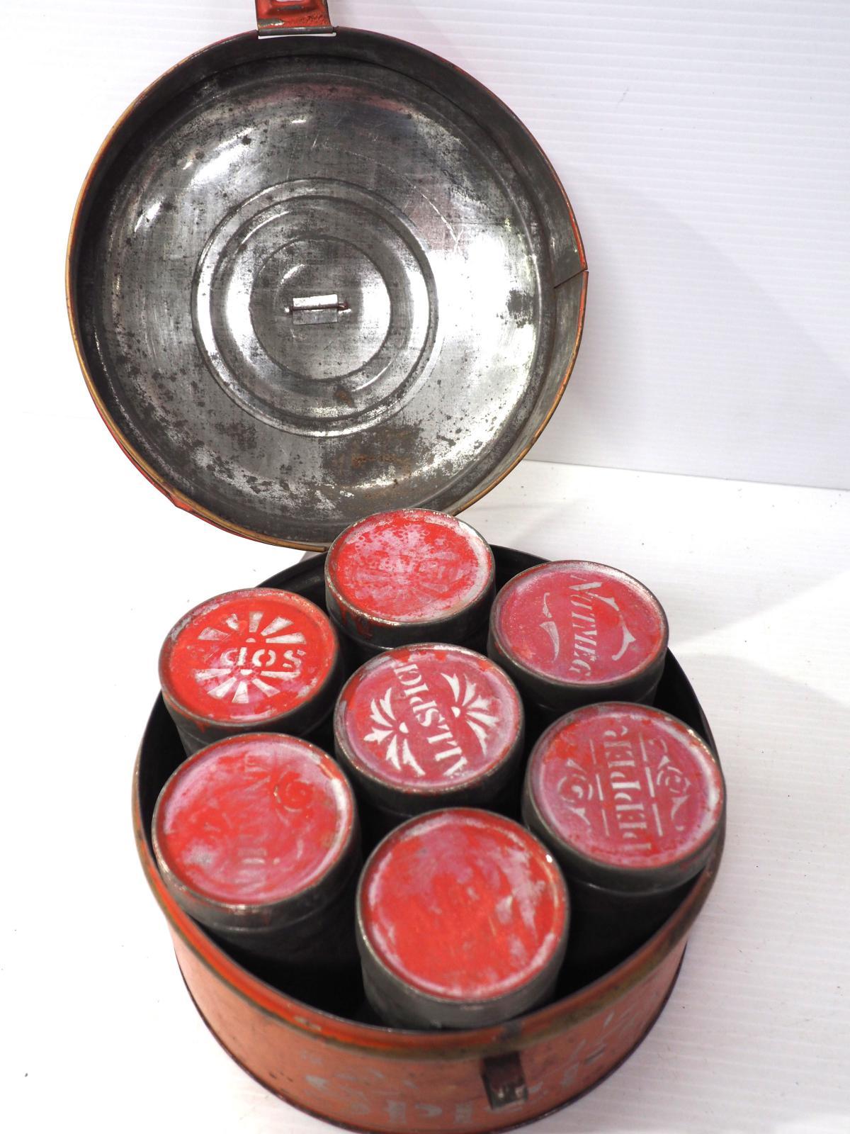 1880's Japanned spice tin