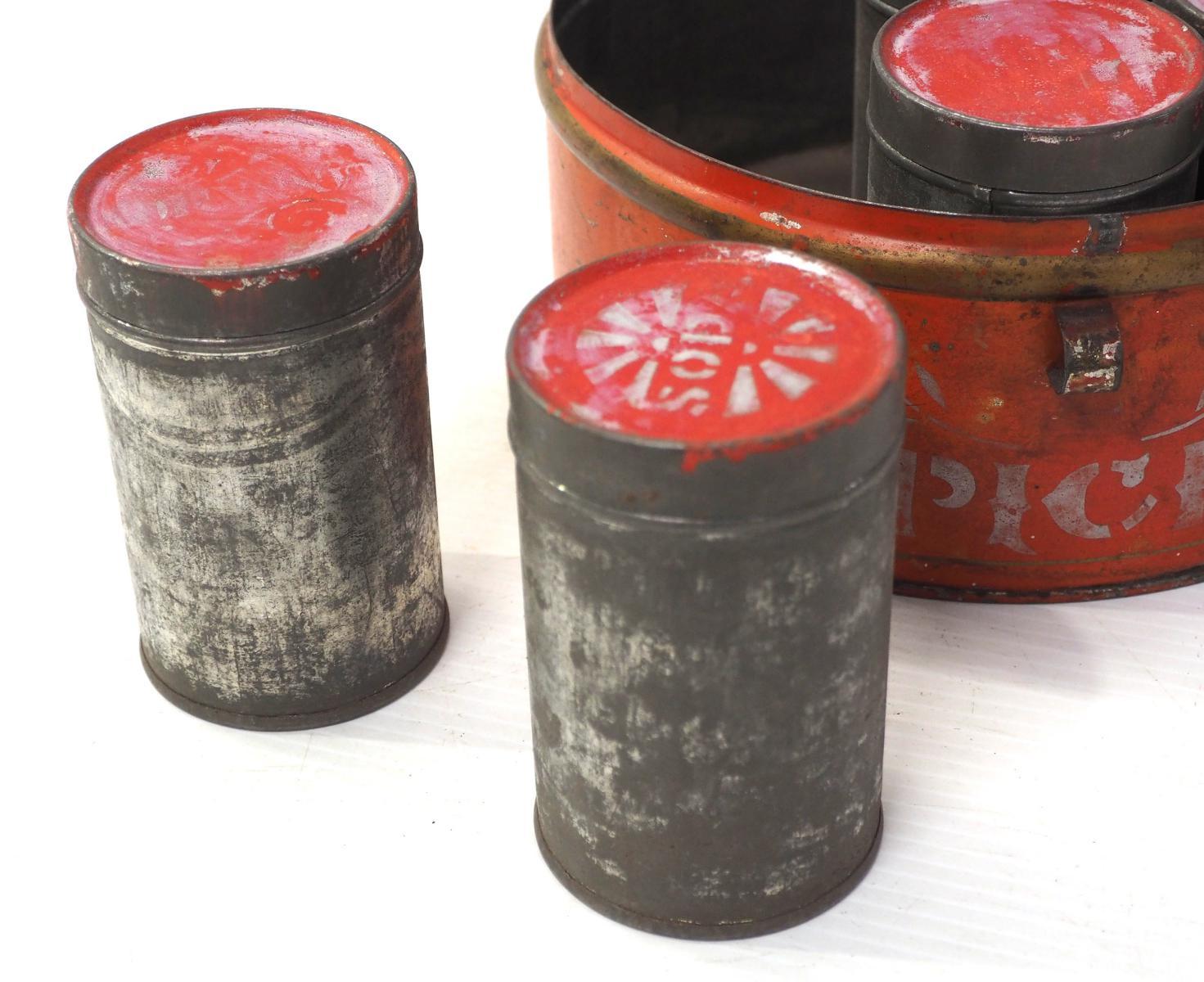 1880's Japanned spice tin