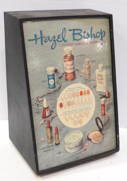 Hazel Bishop Cosmetics display case