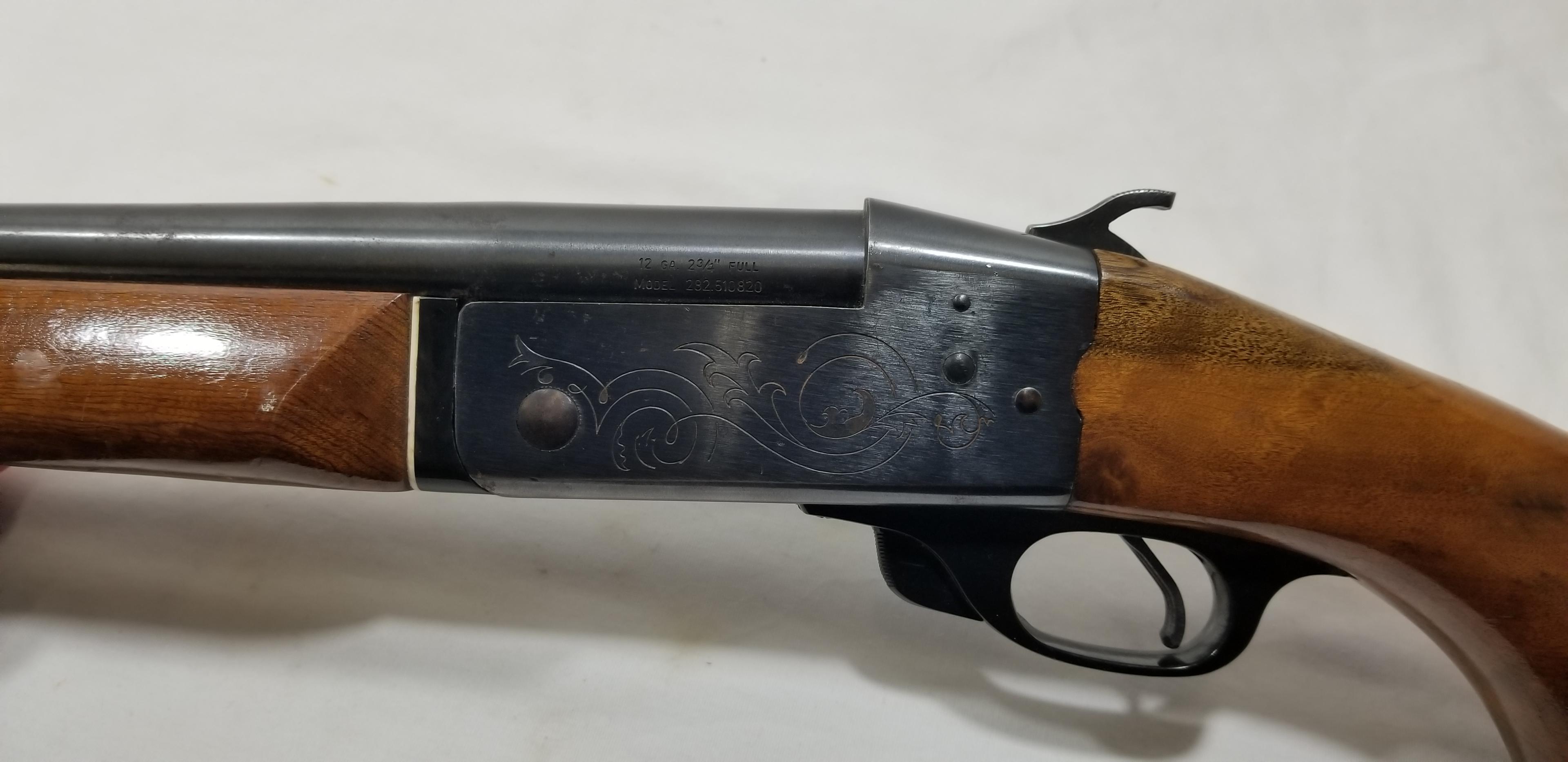 SEARS MODEL 282 SINGLE SHOT 12GA SHOTGUN