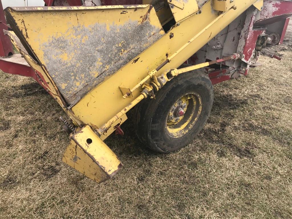 NEW HOLLAND 352 GRINDER MIXER W/ SIDE TABLE & SCALES