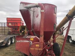 NEW HOLLAND 352 GRINDER MIXER W/ SIDE TABLE & SCALES