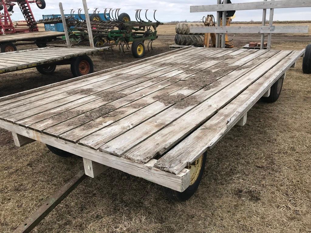 8X16 HAYRACK ON JOHN DEERE GEAR