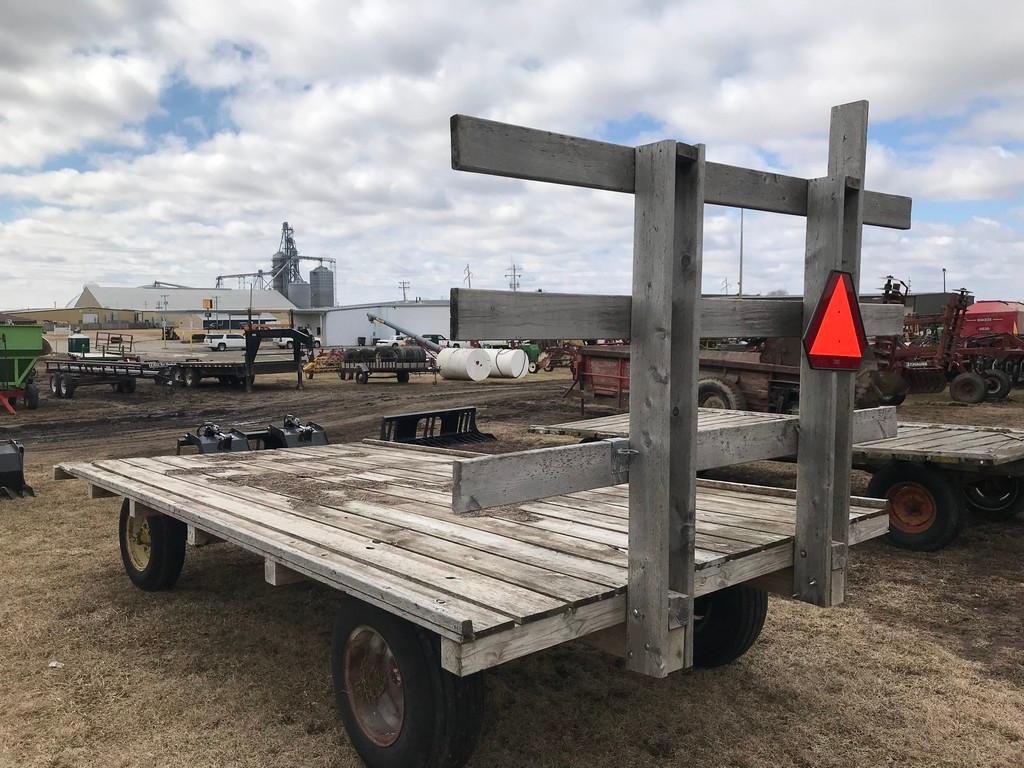 8X16 HAYRACK ON JOHN DEERE GEAR