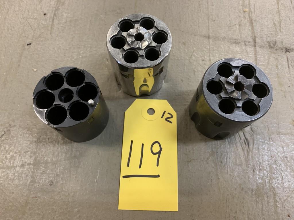 (3) MISC. CYLINDERS (1) 45 COLT (2) 357 MAGNUM