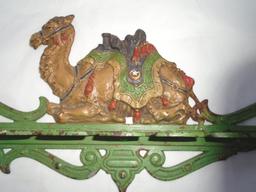 ANTIQUE SHRINERS CAMEL PIPE CUE HOLDER RACK 1920'S