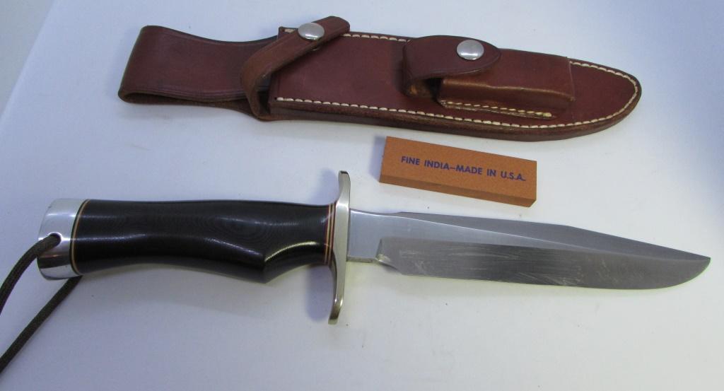 RANDALL 1-7 BORDER PATROL KNIFE & SHEATH STAINLESS