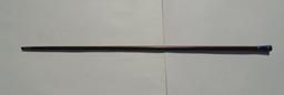 LAPIS LAZULI TOPPED SNAKE WOOD CANE WALKING STICK