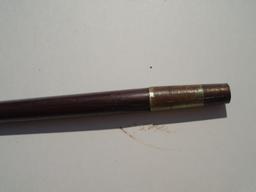 LAPIS LAZULI TOPPED SNAKE WOOD CANE WALKING STICK