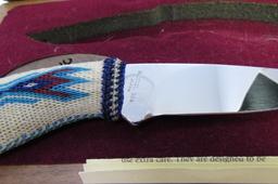 BROWNING KNIFE HORSEHAIR FIXED BLADE NIB MODEL 384