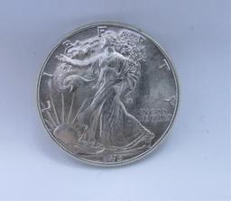 UNCIRCULATED 1945 WALKING LIBERTY HALF DOLLAR