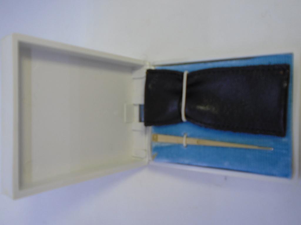 SOLID 14K GOLD TOOTHPICK WITH CASE TOOTH PICK