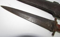 ANTIQUE BOOT KNIFE BONE HAND MADE