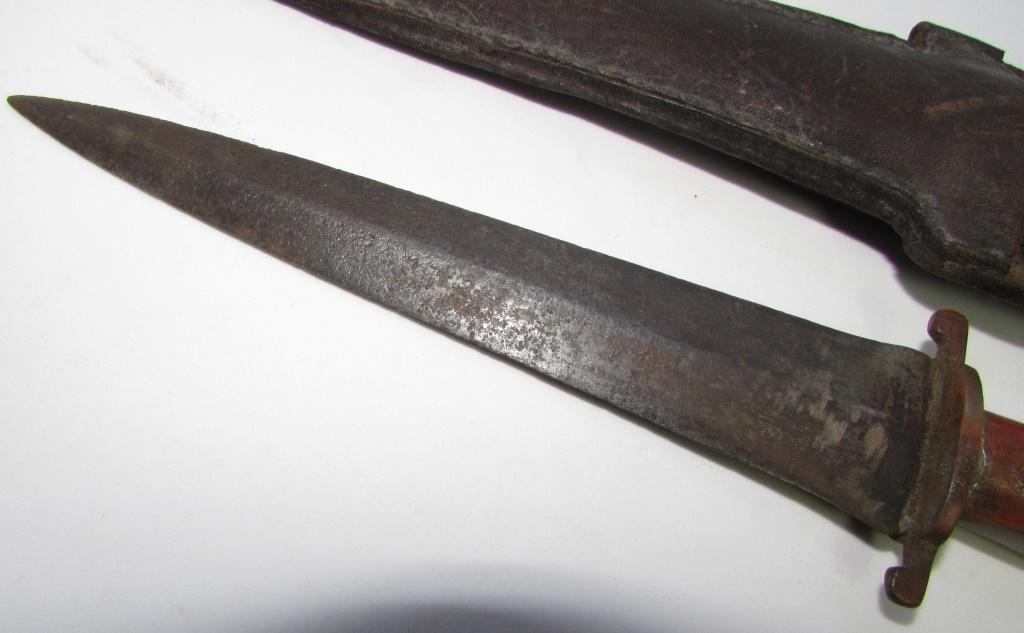 ANTIQUE BOOT KNIFE BONE HAND MADE