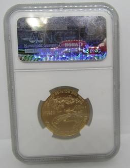 2009 GOLD $25 EAGLE 1/2 OZ MS 70 NGC