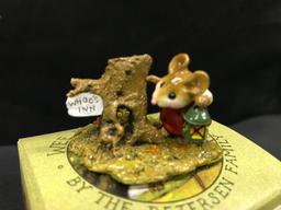 Wee Forest Folk Figurine W/Box "Whoo's Inn"