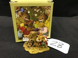 Wee Forest Folk Figurine W/Box "Whoo's Inn"