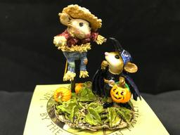 Wee Forest Folk Figurine W/Box "Scared Crow"