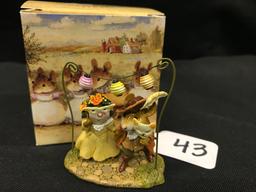 Wee Forest Folk Figurine W/Box "Strolling Through The Seasons - Fall"