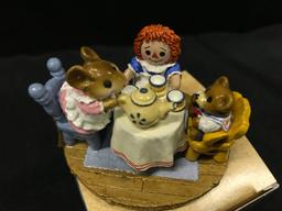 Wee Forest Folk Figurine W/Box "Tea For Three"