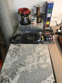 Group of Wire and Electric Items