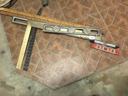 Lot of Levels Yards Sticks and Squares