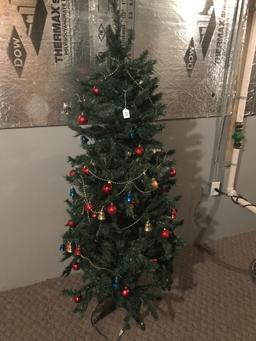 Approx. 6' Tall Decorated Christmas Tree