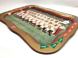 1976 Reds World Champions Tray with a bit of rust on it!
