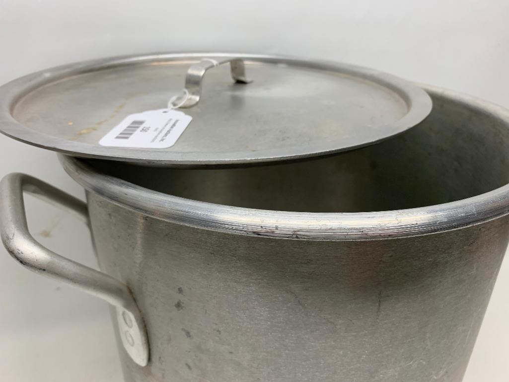 Wear-Ever 24 Qt. Aluminum Stock Pot W/Lid