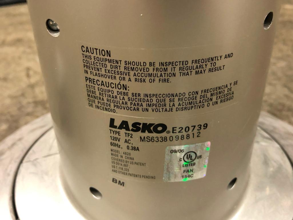 Lasko Fan, Model E20739, Plugged in and working!