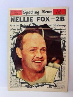 1961 Topps #570 Nellie Fox All Star Card