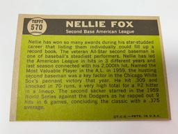 1961 Topps #570 Nellie Fox All Star Card