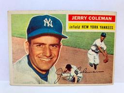 (3) 1956 Topps Baseball Cards-All New York Yankees