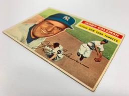 (3) 1956 Topps Baseball Cards-All New York Yankees
