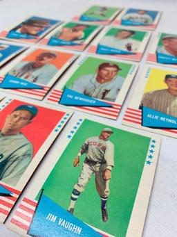 (13) 1961 Fleer Baseball Greats Cards