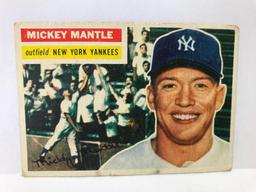 1956 Topps #135 Mickey Mantle Card