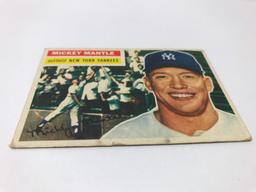 1956 Topps #135 Mickey Mantle Card